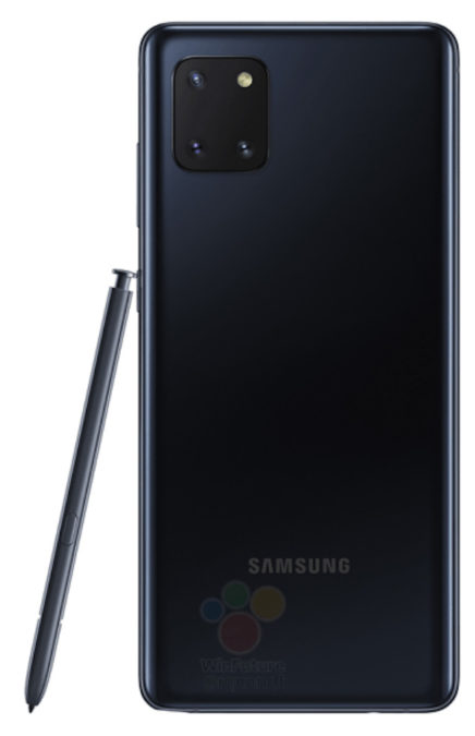 Samsung Galaxy Note 10 Lite black render