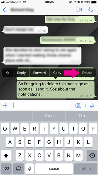 How To Delete Whatsapp Messages