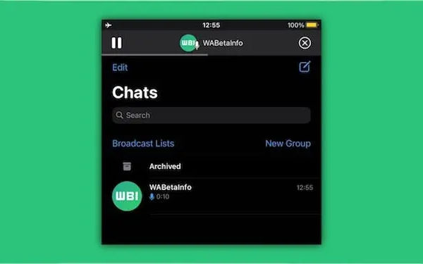 Whatsapp Users On Ios Can Now Listen To Voice Messages Outside Of The Chats
