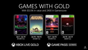 Top 4 Free Xbox Games With Gold For January 2022